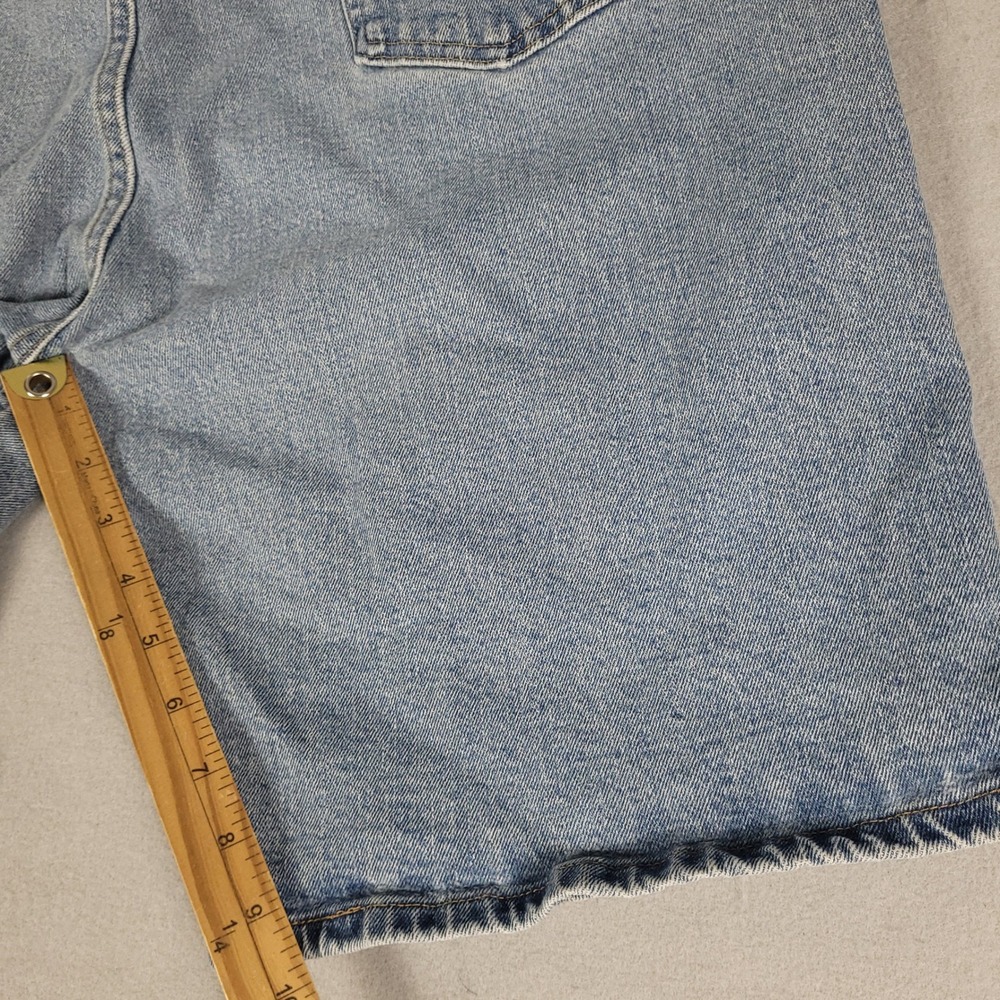 Wrangler Denim Shorts Mens 40 Blue Relaxed Fit Cotton 606WFDT - Picture 6 of 10